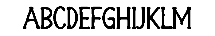 Blackletter Hybrid Font UPPERCASE