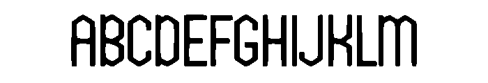 Blackletter Neon Font UPPERCASE