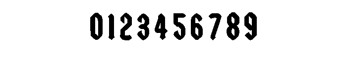 Blackletter Regular Font OTHER CHARS