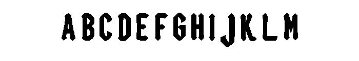 Blackletter Regular Font UPPERCASE
