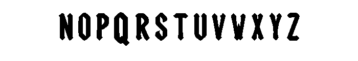 Blackletter Regular Font UPPERCASE