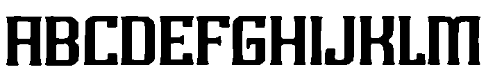 Blackletter Script Font UPPERCASE