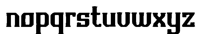Blackletter Script Font LOWERCASE