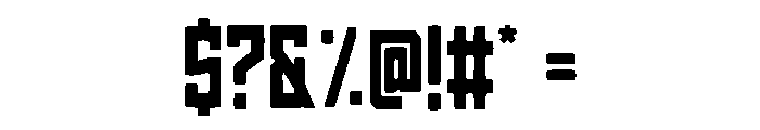 Blackmont Font OTHER CHARS