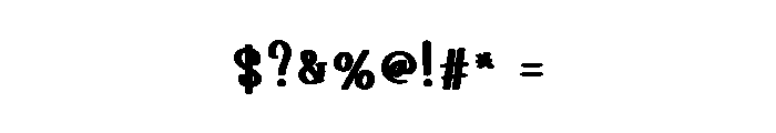 Blackout1 Font OTHER CHARS