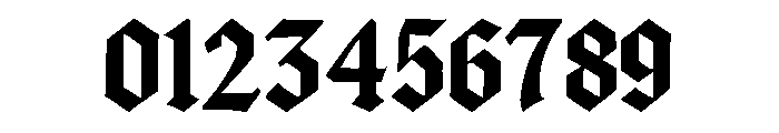 Blackrend Font OTHER CHARS