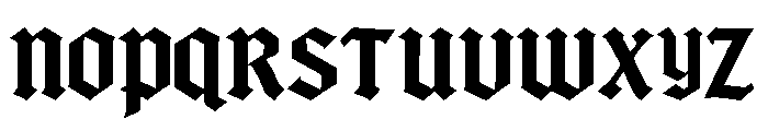 Blackrend Font UPPERCASE