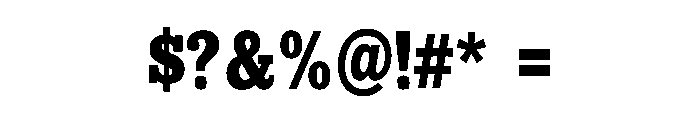 Blackridge Font OTHER CHARS