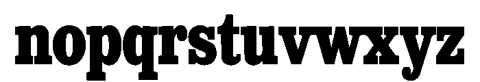 Blackridge Font LOWERCASE