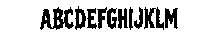 Blackrune Font UPPERCASE