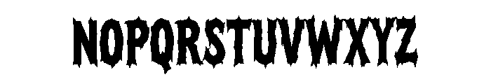 Blackrune Font UPPERCASE