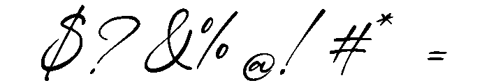 Blacksky Faltron Regular Font OTHER CHARS