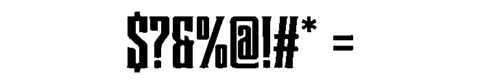 Blackspire Font OTHER CHARS