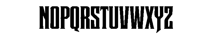 Blackspire Font UPPERCASE