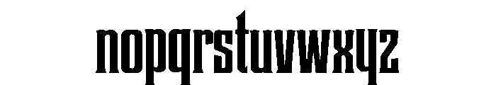 Blackspire Font LOWERCASE