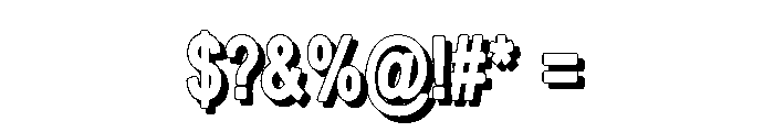 BlackstoneSansShadow Font OTHER CHARS