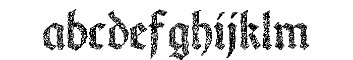 Blackthorn Edinburgh FONT