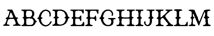 Blackthorn_Gothic Font UPPERCASE