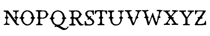 Blackthorn_Gothic Font UPPERCASE