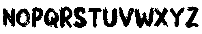 Blacktop Font UPPERCASE