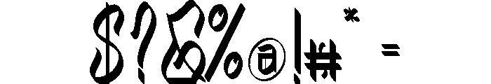 Blackveil Font OTHER CHARS