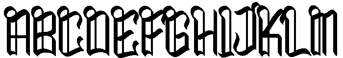 Blackveil Font UPPERCASE