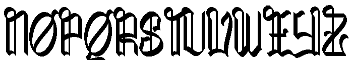 Blackveil Font UPPERCASE