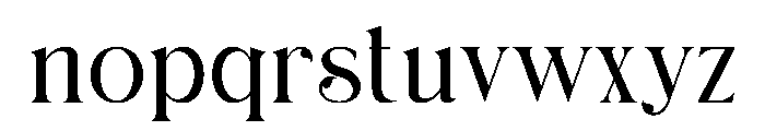Blade Frond Font LOWERCASE