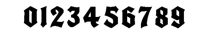 Blade Gothic Font OTHER CHARS