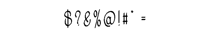Blade Strong Font OTHER CHARS