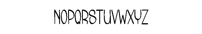 Blade Strong Font LOWERCASE