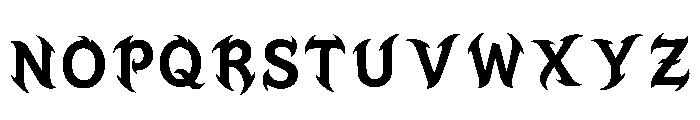 Blaise Regular Font UPPERCASE