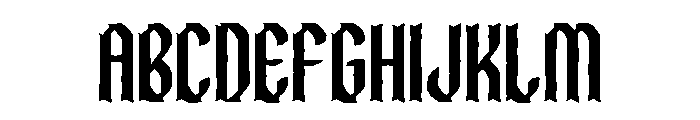 Blamber Font UPPERCASE