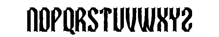 Blamber Font UPPERCASE
