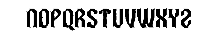 Blamber Font LOWERCASE