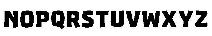 Bland Regular Font LOWERCASE