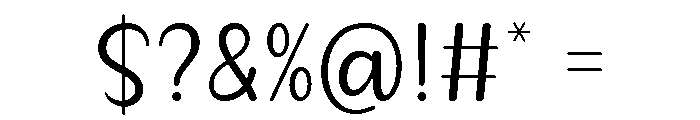 Bland Smile Font OTHER CHARS