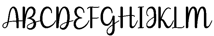 Bland Smile Font UPPERCASE