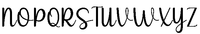 Bland Smile Font UPPERCASE