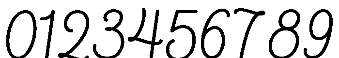 Blandony Regular Font OTHER CHARS