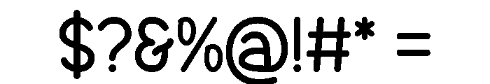 Blank Fabric Font OTHER CHARS