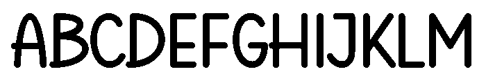 Blank Fabric Font UPPERCASE