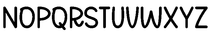 Blank Fabric Font UPPERCASE