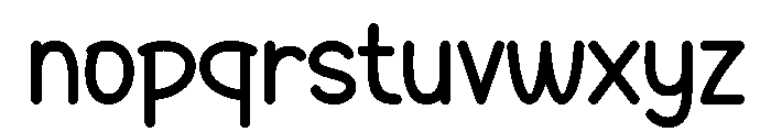 Blank Fabric Font LOWERCASE