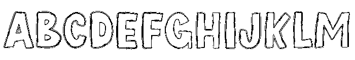 Blank Letters FONT