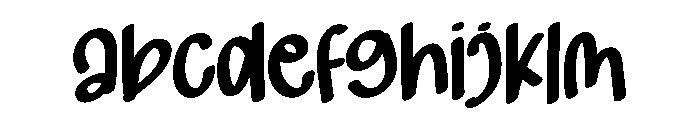 Blanket Alphabet FONT