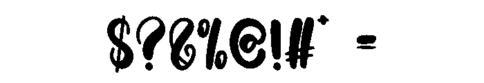 Blanking Font OTHER CHARS