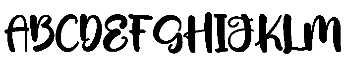 Blanking Font UPPERCASE
