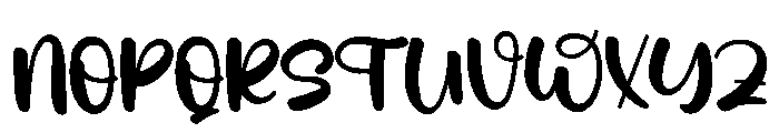 Blanking Font UPPERCASE
