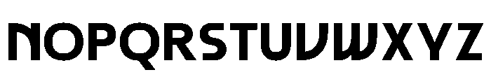 Blast Dragon Font LOWERCASE